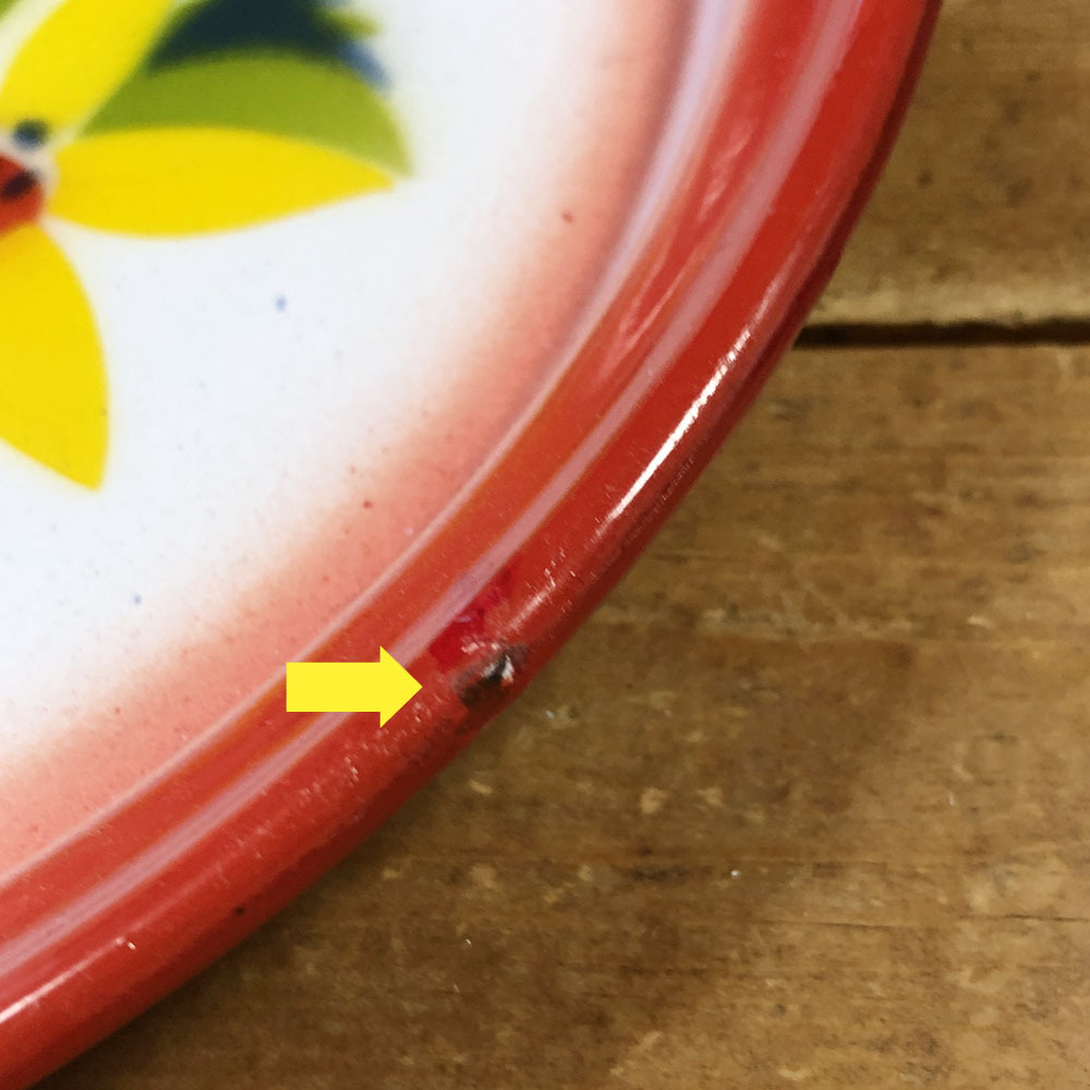 画像: 【OUTRET】（エッジ部分にキズ）ホーロー23cm：Cタイプ