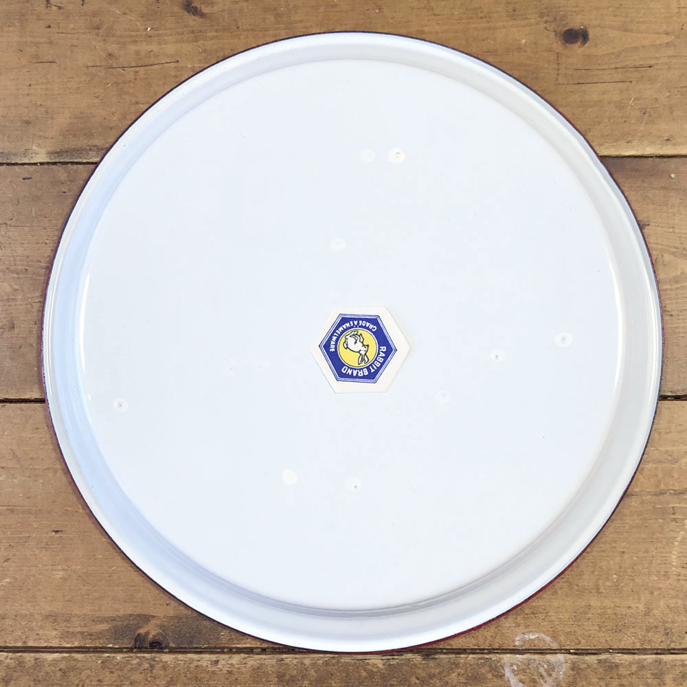 画像2: 【OUTRET】（エッジ部分にキズ）ホーロー23cm：Dタイプ