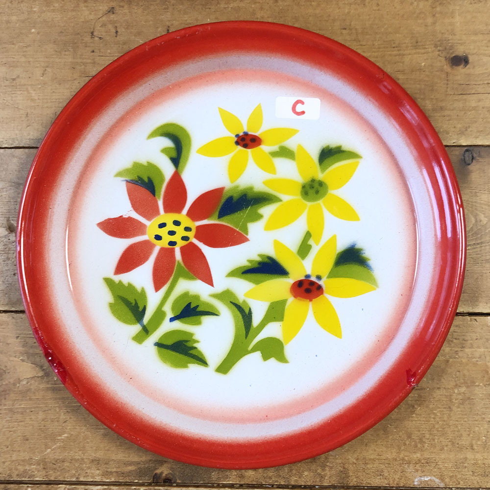 画像1: 【OUTRET】（エッジ部分にキズ）ホーロー23cm：Cタイプ