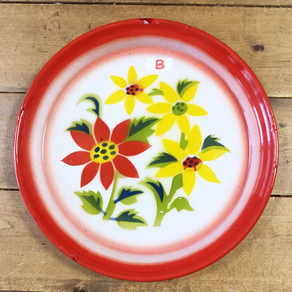 画像1: 【OUTRET】（エッジ部分にキズ）ホーロー23cm：Bタイプ