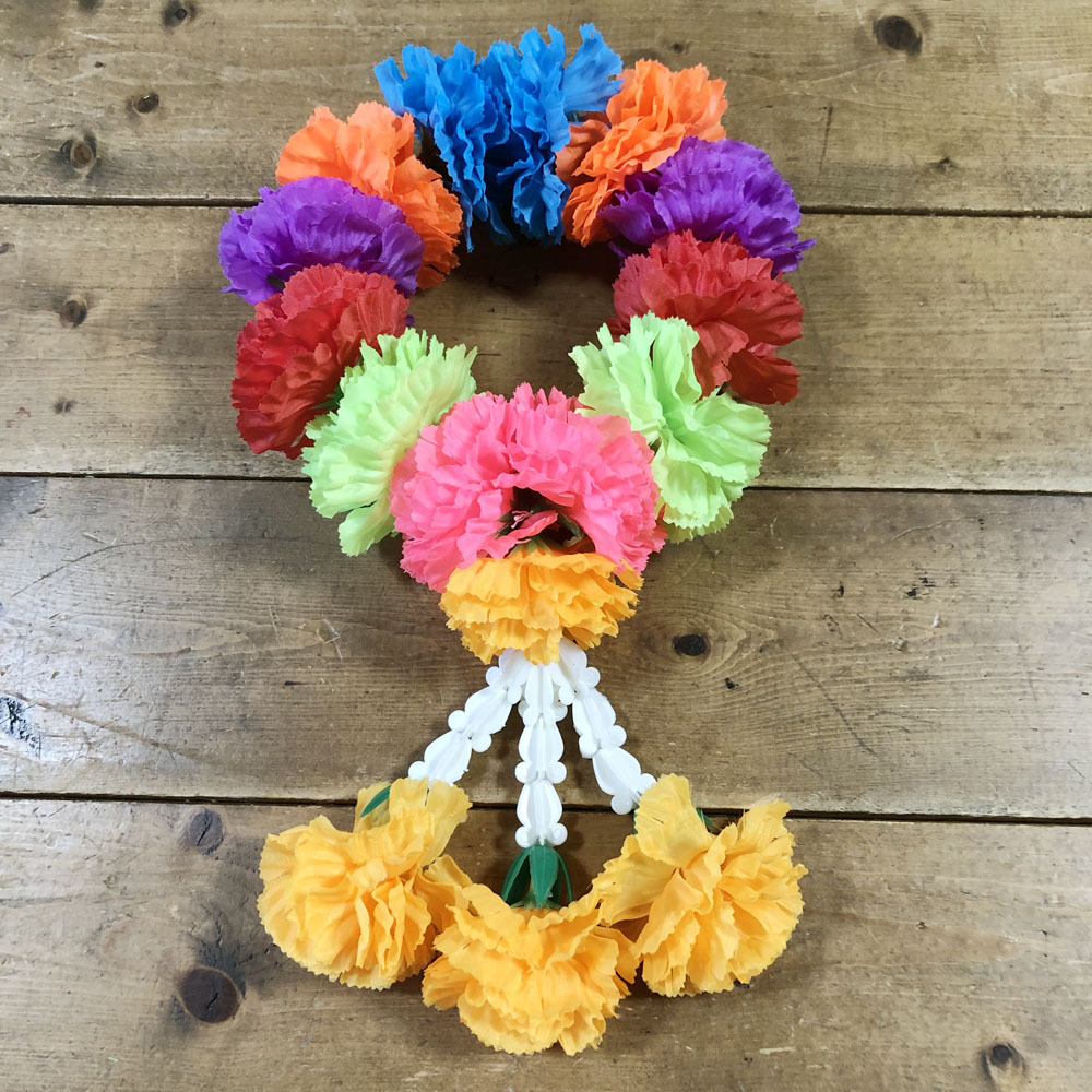 画像1: マーライ輪（全長27cm）ボリューム・レインボー