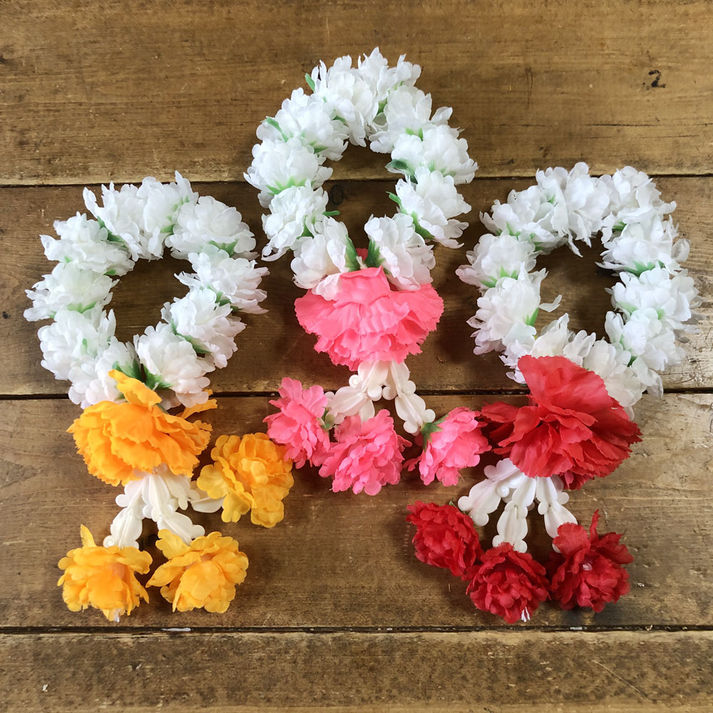 画像: マーライ輪 白＆赤（直径8cm）5色展開