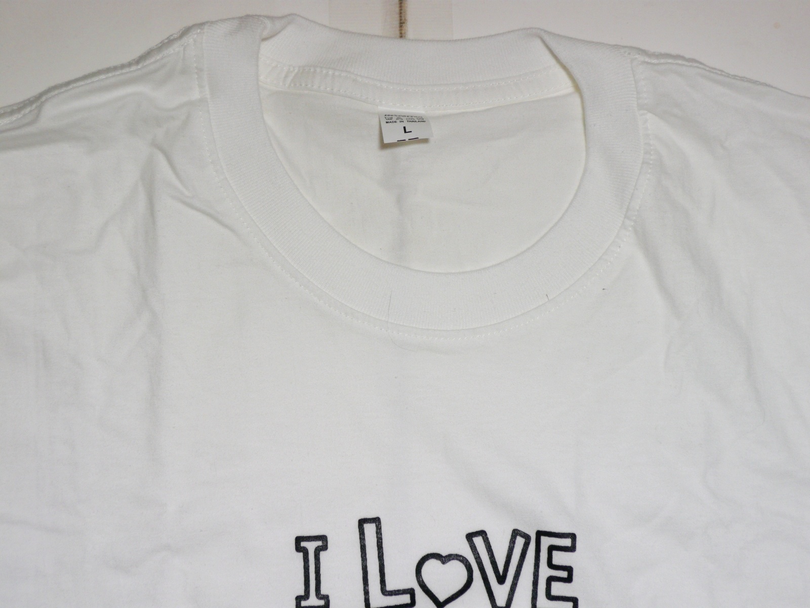 画像: I LOVE THAILAND　030 L白