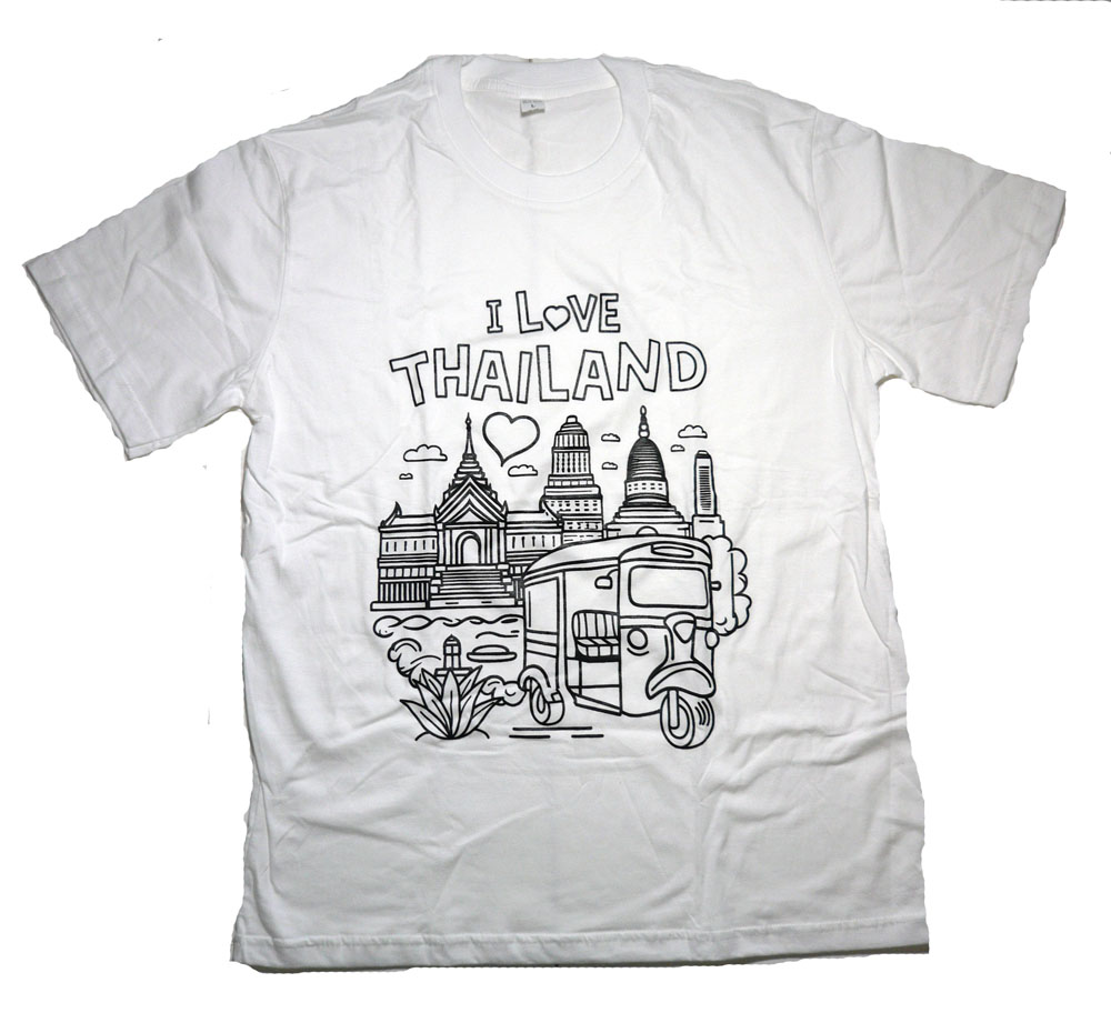 画像1: I LOVE THAILAND　030 L白