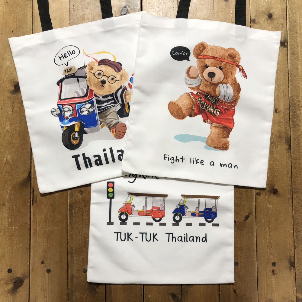 画像: 《タイ雑貨》トートバッグ トゥクトゥク