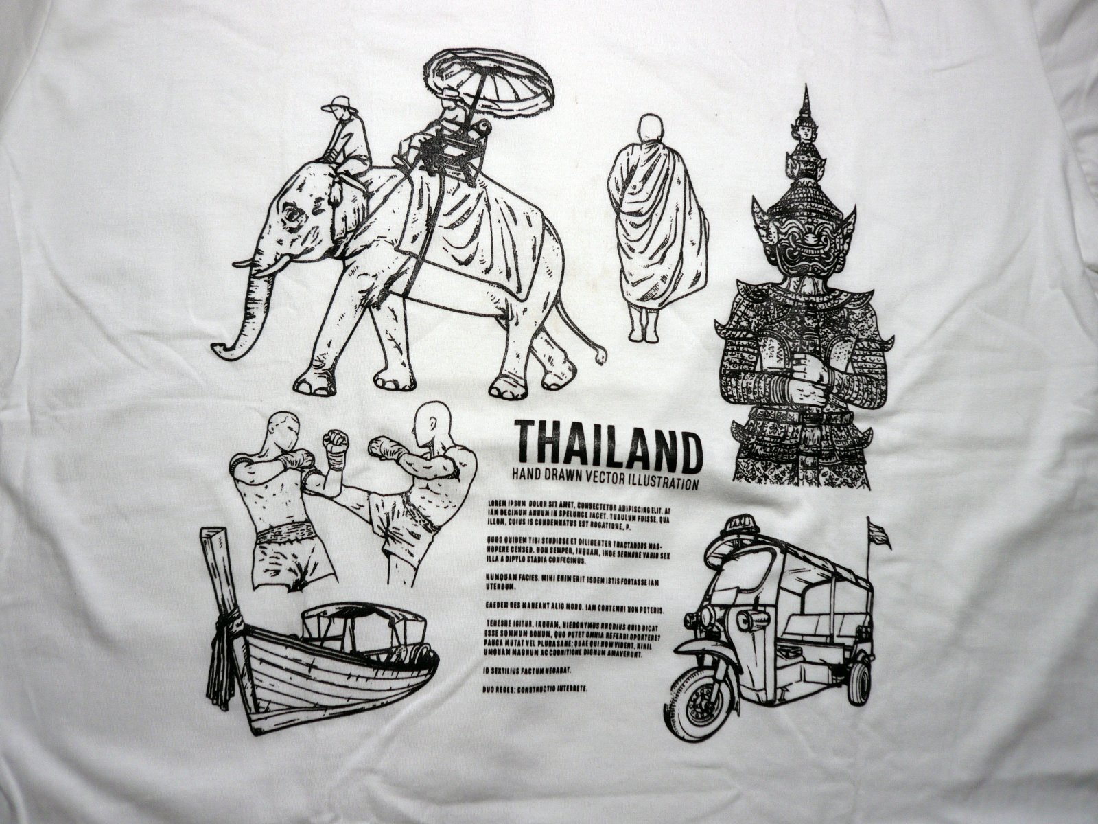 画像: Thailandイラスト 033  L白