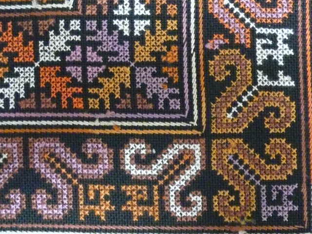 画像: タイ雑貨  ヤオ族  刺繍布